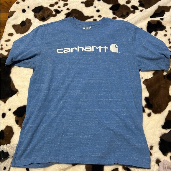 Carhartt Blue Short Sleeve Tee Classic Crew Neck - Picture 1 of 3
